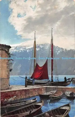 R324131 Bootshaus Nenke und Ostermaier Photochromie Serie 71 Nr 1843 1910