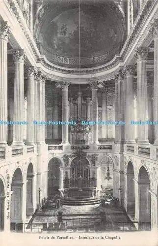 R324277 Palais de Versailles Interieur de la Chapelle Mme Moreau edit Versailles