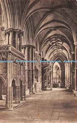 R324309 Ely Cathedral N Gang Postkarte