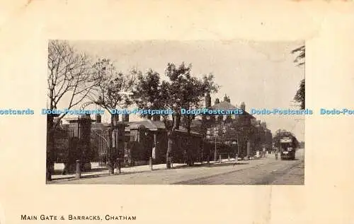 R324342 Haupttor und Kaserne Chatham The Arcadia Bazaar Serie D 589 1155