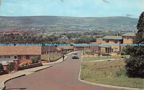R326134 Llanfrechfa Cwbran from Crown Rise Caerleon Road Ernest Joyce Plastichr