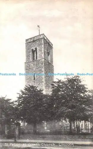 R324440 St Peter at Gowts Church Lincoln J N Postkarte