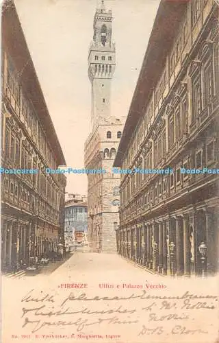 R324857 Firenze Utfizi e Palazzo Vecchio No 2911 E Vierbucher S Margherita Ligur