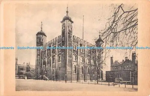 R326655 Tower of London White Tower aus N W Begun von Wilhelm dem Eroberer