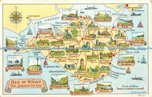 R326673 Isle of Wight The Garden Island Blackgang Chine St Catherine Point Ventn