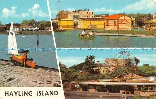 R326707 Hayling Island Langstone Harbour The bOating Lake Photo Precision Limite