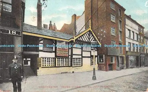 R326823 Manchester Seven Stars Hotel with Grove Gem Series 1909