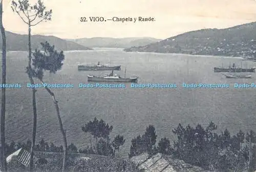 R325103 Vigo Chapela y Rande Postkarte 1915