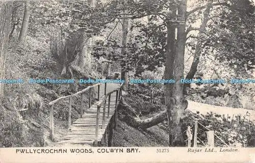 R326942 Colwyn Bay Pwllycrochan Woods Rajar 1914