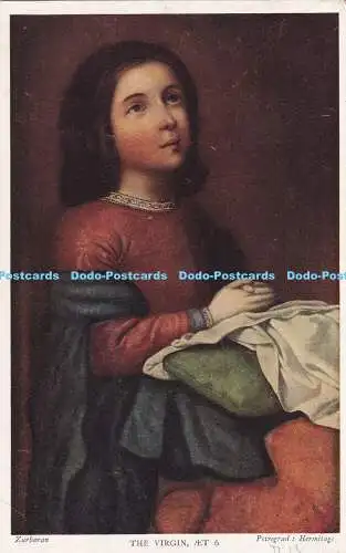 R325318 The Virgin Aet 6 The Medici Society No 71 Zurbaran Petrograd Hermitage