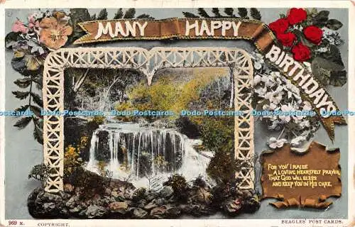 R328307 Viele Happy Birthdays 969 K Beagles Postkarten J Beagles und Co 1909