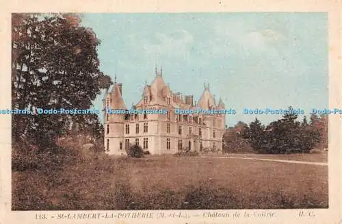 R328325 St Lambert La Potherie M et L 113 Chateau de la Coltrie H C P Hapchette