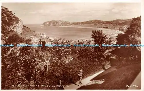 R327108 Llandudno View from Great Orme Valentine RP 1957