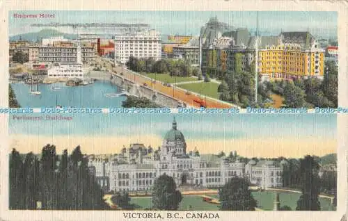 R327129 Kanada Victoria B C Parlamentsgebäude Empress Hotel The Coast Publish