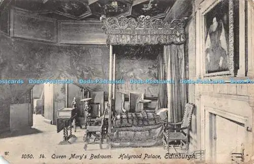 R328359 Queen Marys Schlafzimmer 1050 14 Holyrood Palace Edinburgh F Hartmann 1908