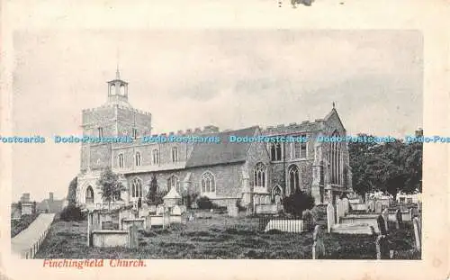 R327146 Finchingfield Kirche Postkarte