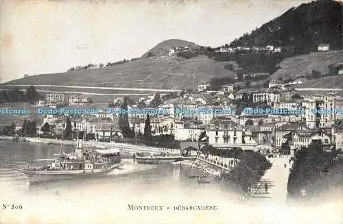 R327167 Montreux Debarcadere Nr 300 Postkarte