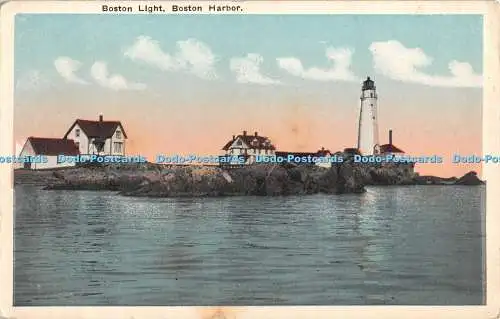 R327170 Boston Harbor Boston Light The New England News Company 239