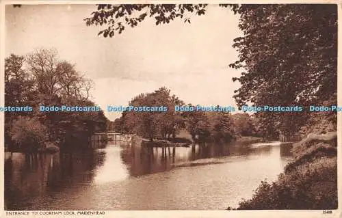 R328392 Eingang zum Cookham Lock Maidenhead 35408 Postkarte 1946