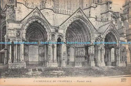 R328426 Cathedrale De Chartres Portail nord 9 Neurdein Freres ND Phot Neurdeine