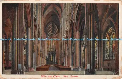 R327217 Köln am Rhein Dom Inneres Bruno Hansmann Nr 7411