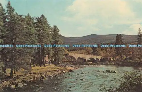 R329904 Braemar Aberdeenshire Brig O Dee The N P O Ektachrome by K G Govan