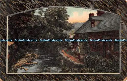 R329937 Postkarte Am Bachrand