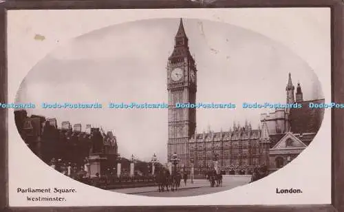 R325597 London Westminster Parliament Square Davidson Bros Davidson Qualität 1910