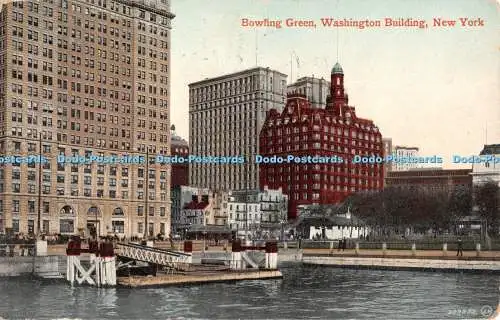 R328527 Bowling Green Washington Building New York 209802 J V Valentine and Sons