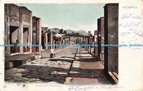 R327306 Pompei Strada dell Abbondanza Dr Trenkler 1910