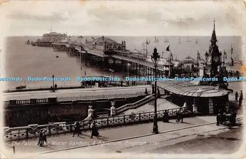 R327308 Brighton Winter Gardens and Aquarium The Palace Pier 1912