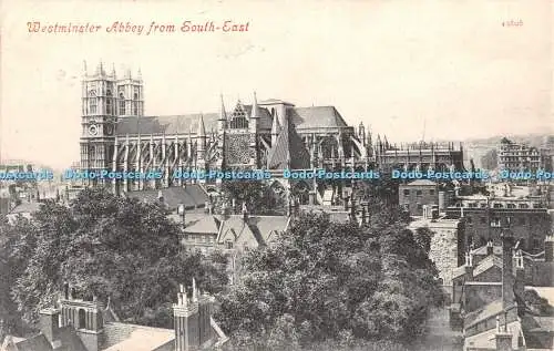 R327313 Westminster Abbey from South East Postkarte 1907