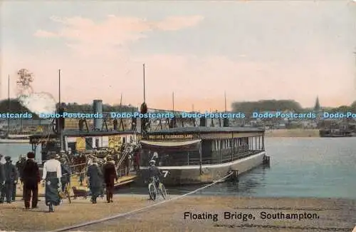 R327315 Southampton Floating Bridge Postkarte