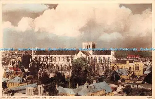 R329970 Winchester Cathedral vom College Photochrom