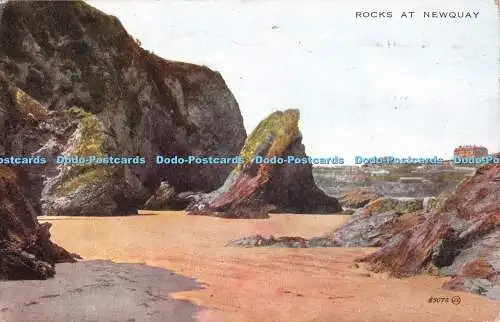 R329979 Rocks at Newquay Valentine Valesque Serie 1927