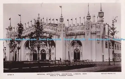 R325628 London Imperial International Exhibition Health and Pleasure Resort Rota