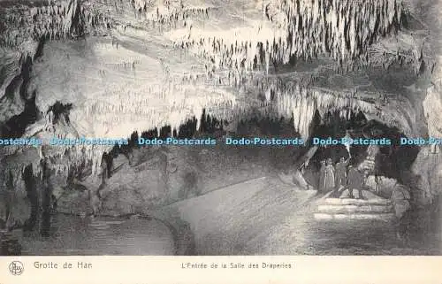 R327326 Grotte de Han L Entree de la Salle des Draperies Nels S A