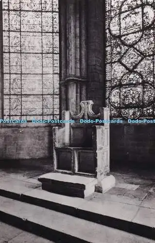 R325629 St Augustine Chair Tuck Canterbury Cathedral Serie 4 a 1959