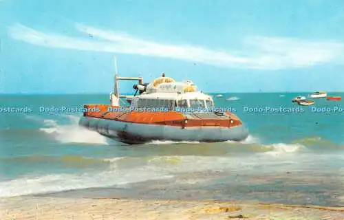 R327334 Hovercraft Postkarte 1969