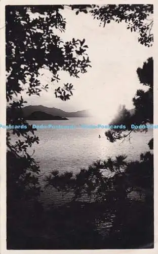 R325651 Abend unbekannter See Postkarte