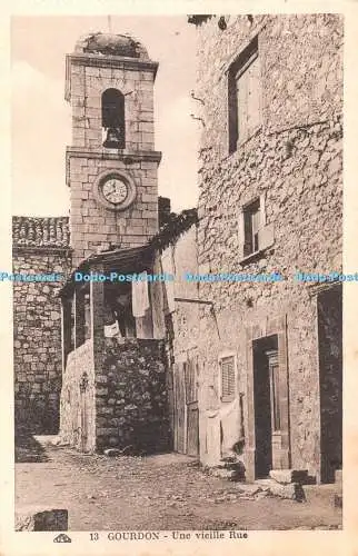 R328595 Gourdon 13 Une vieille Rue Compagnie des Arts Photomecaniques