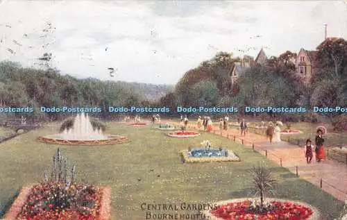 R330027 Bournemouth Central Gardens P and C K The Seal of Artistic RA Series 191