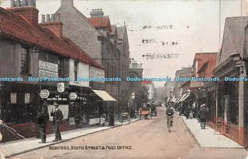 R327382 Romford South Street and Post Office Edward Fletcher 1909