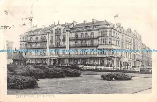 R330040 Cliftonville Hotel Bild Briefpapier Pfau Platino Foto 1909