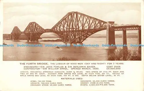 R327418 The Forth Bridge Valentine Phototype 1954