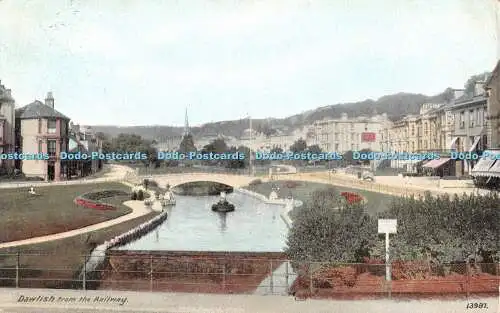 R327423 Dawlish from the Railway The Wrench Series No 13987 1908