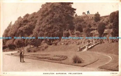 R330075 Felixstowe Hamilton Gardens Tuck 1948