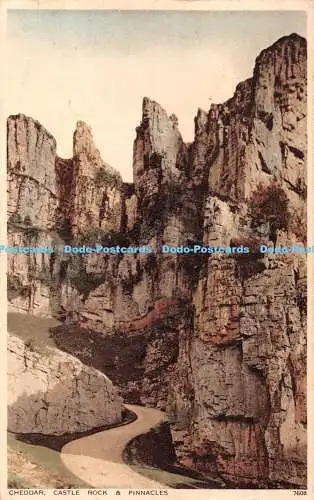 R328663 Cheddar Castle Rock and Pinnacles 7608 Photochrom Co 1935