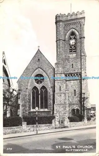 R328664 St Pauls Church Cliftonville 379 Sunbeam Photo RP