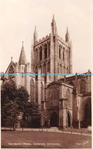 R328673 The North Porch Hereford Cathedral R 27 Walter Scott RP